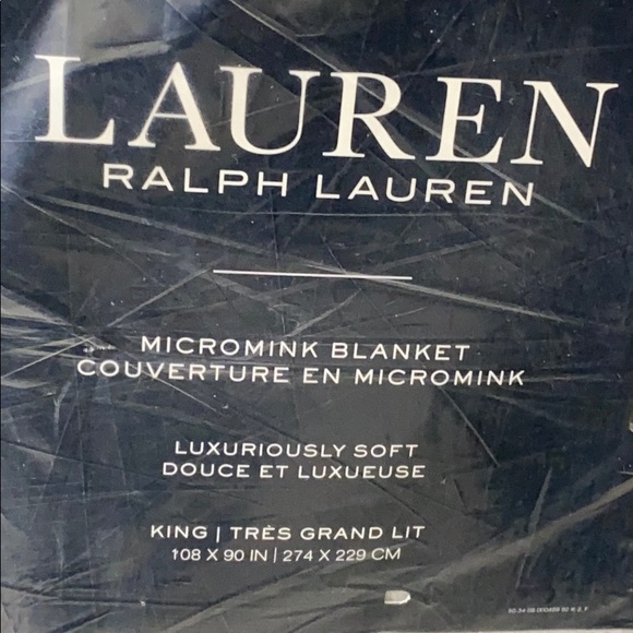 Ralph Lauren Blanket KING - Picture 4 of 10